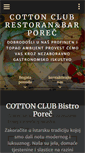 Mobile Screenshot of cottonclub.hr